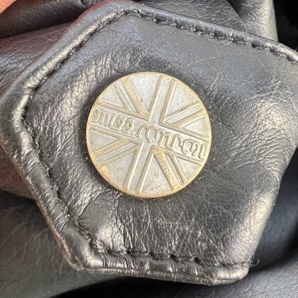 Miss London Faux Leather Moto Jacket Size Medium - Picture 13 of 13